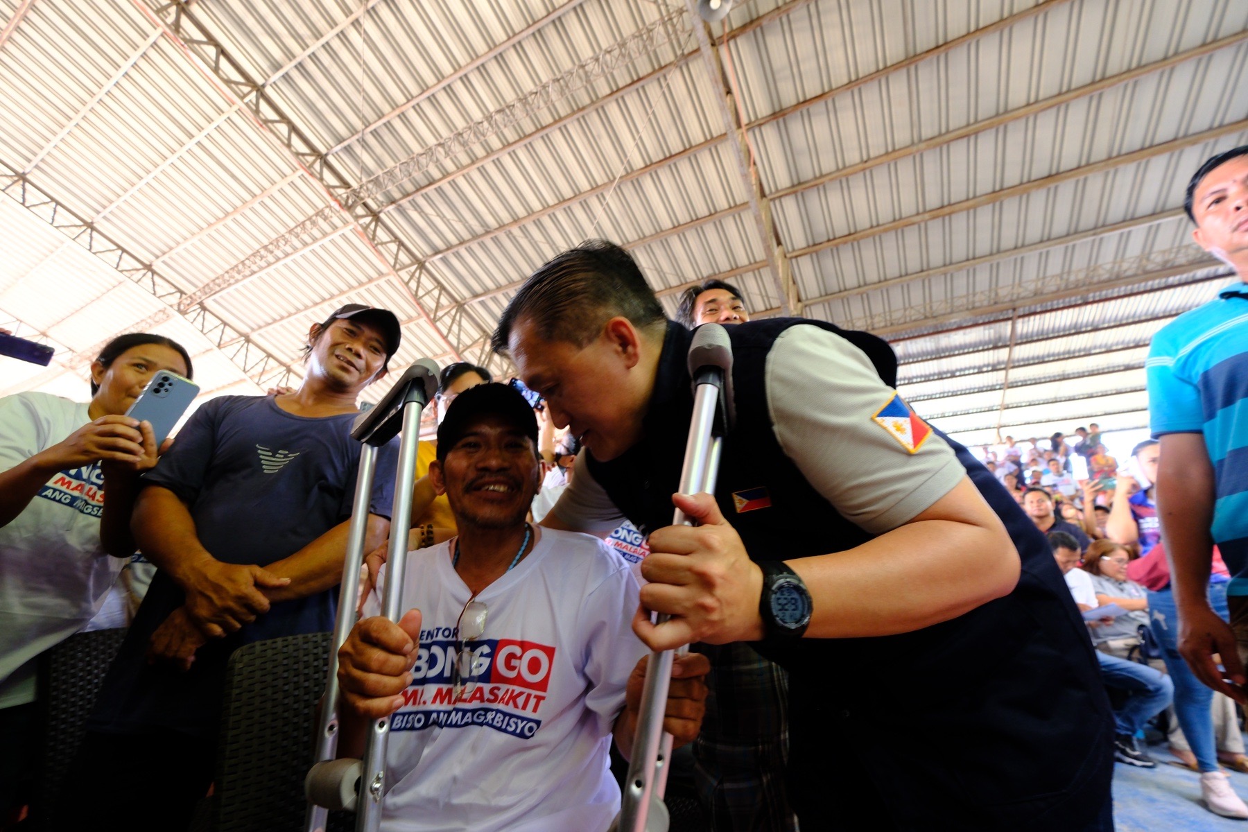 “Ilapit ang serbisyo sa mga Pilipino,” — Bong Go leads inauguration of Banga Super Health Center in South Cotabato; assists displaced workers
